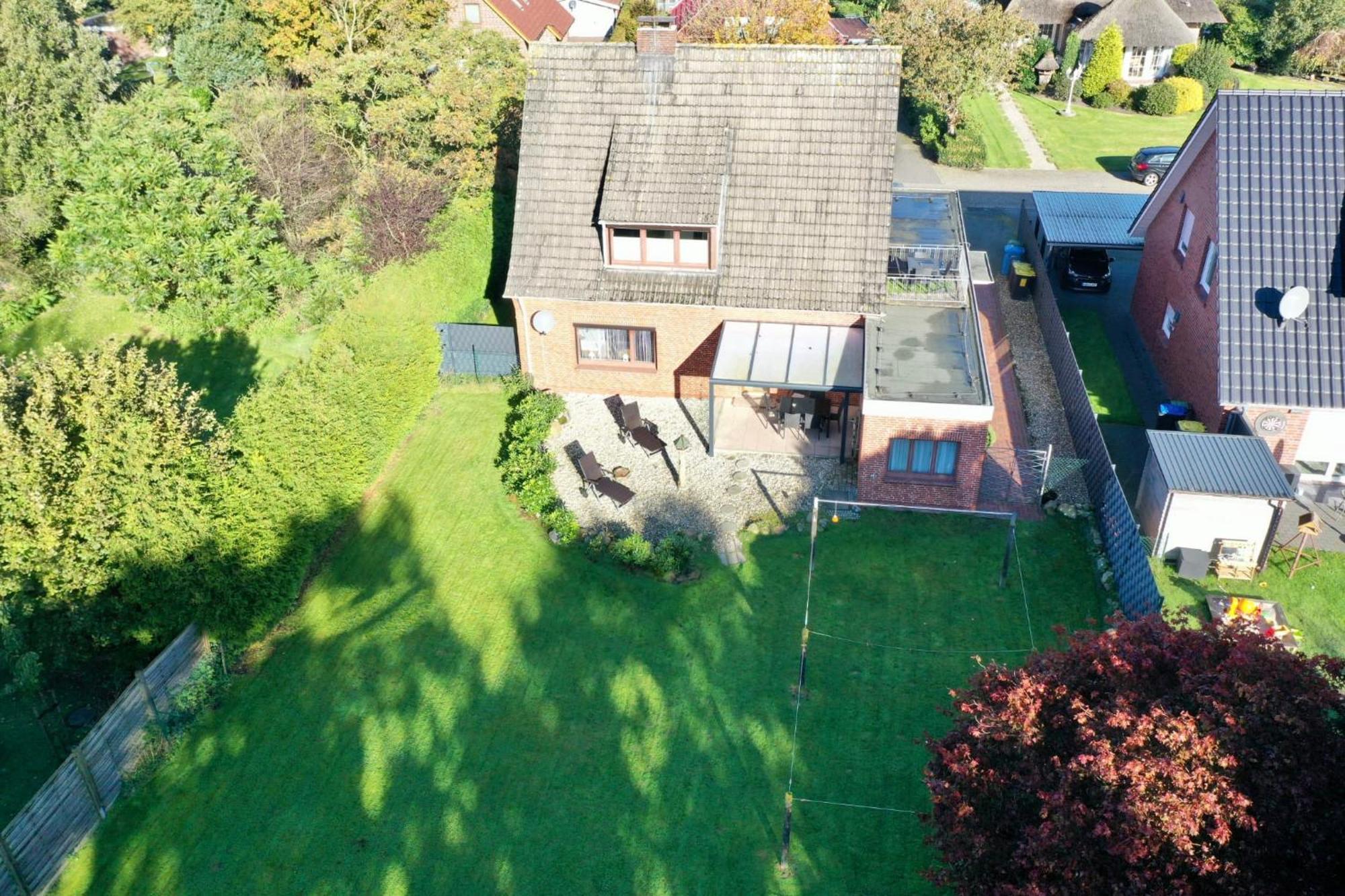 אאוריך Ferienwohnung Im Erdgeschoss Mit Eingezaeunten Garten Und Terrasse מראה חיצוני תמונה